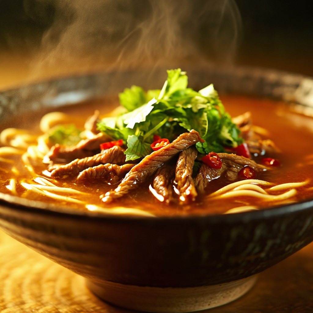 Spicy Beef Noodle Soup
