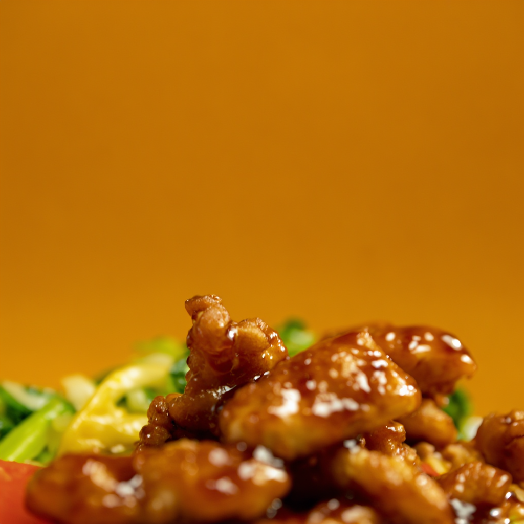 Spicy Honey Chicken with Steamed Vegetables