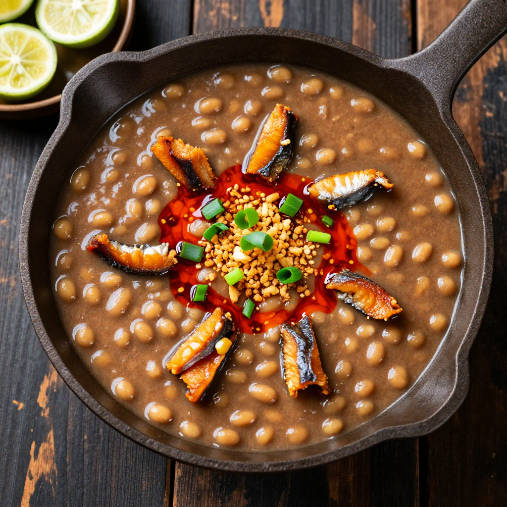 Spicy Monggo with Tinapa
