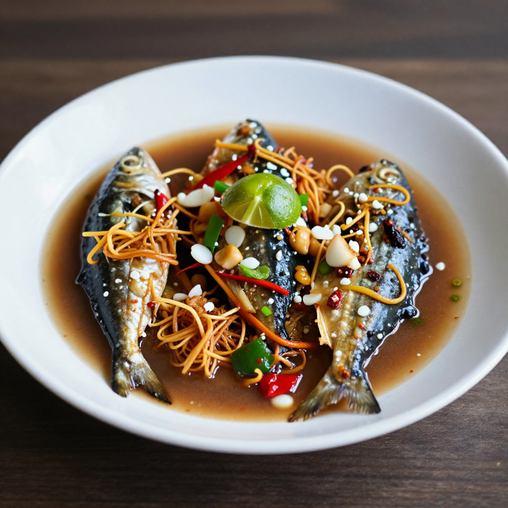 Spicy Sardinas with Patola and Miswa