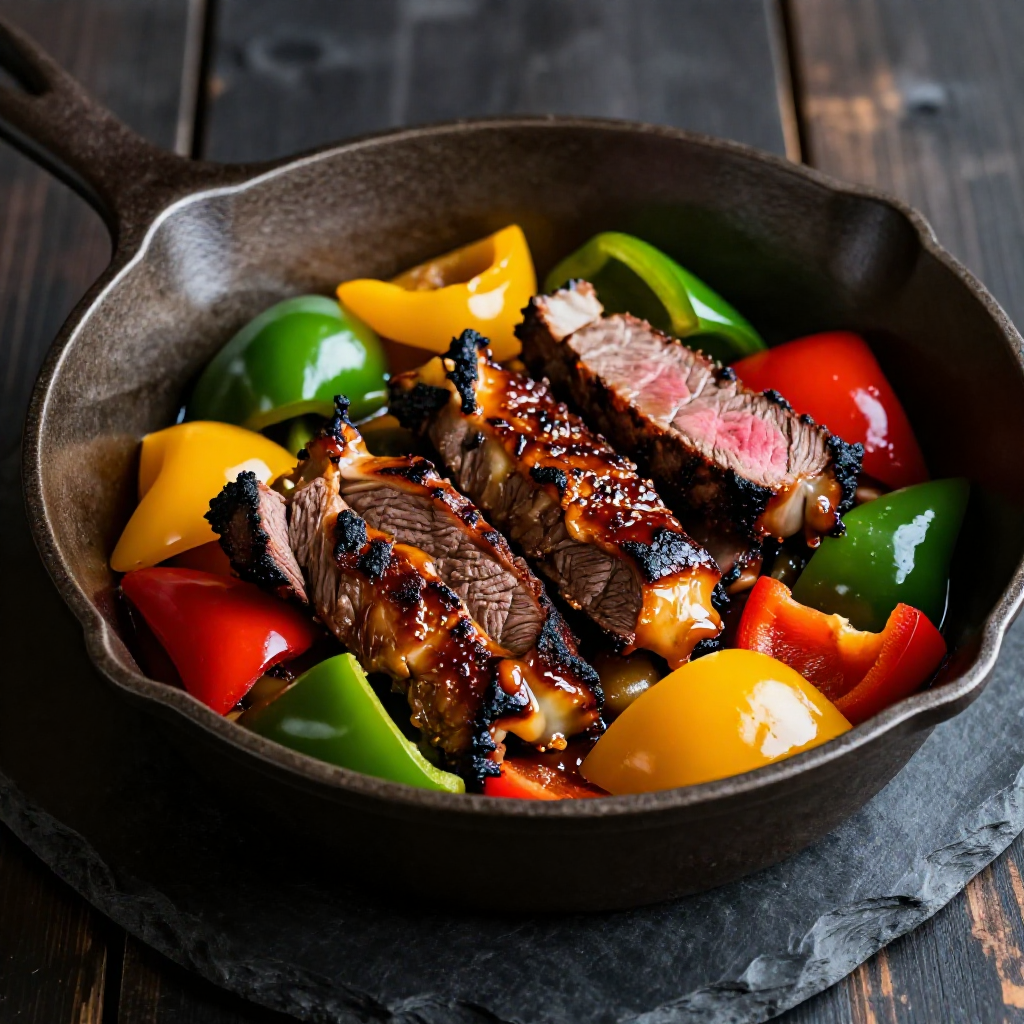 Stir Fried Pepper Steak