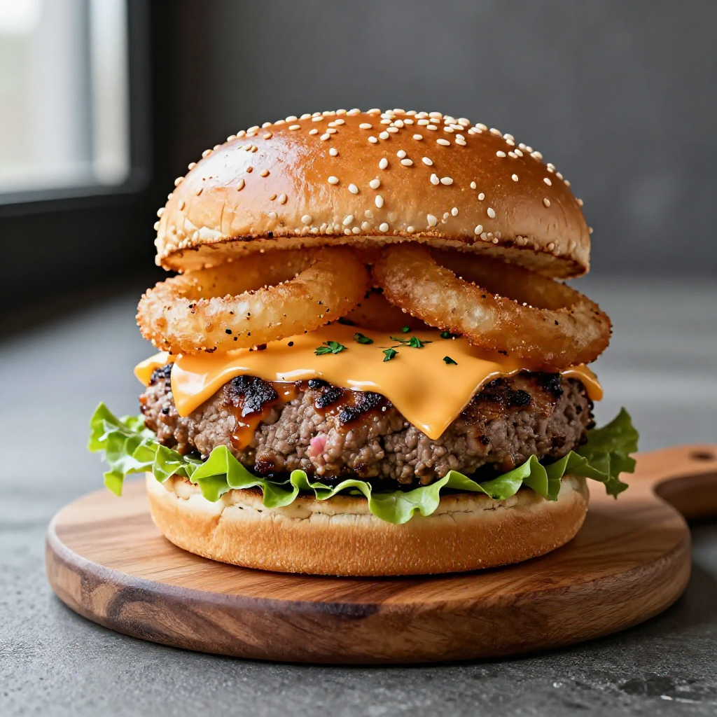 Super Easy Pork Burger