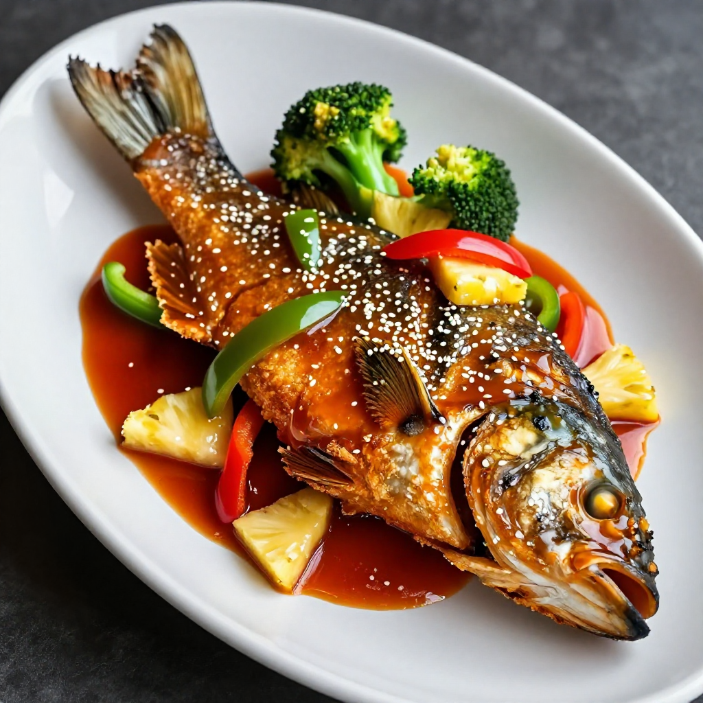 Sweet and Sour Pompano