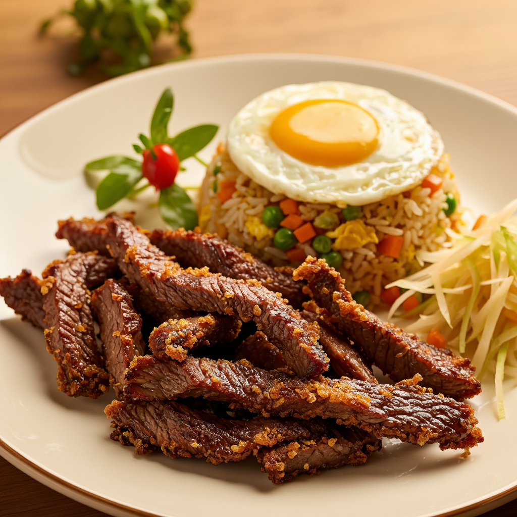 Tapa and Egg Fried Rice