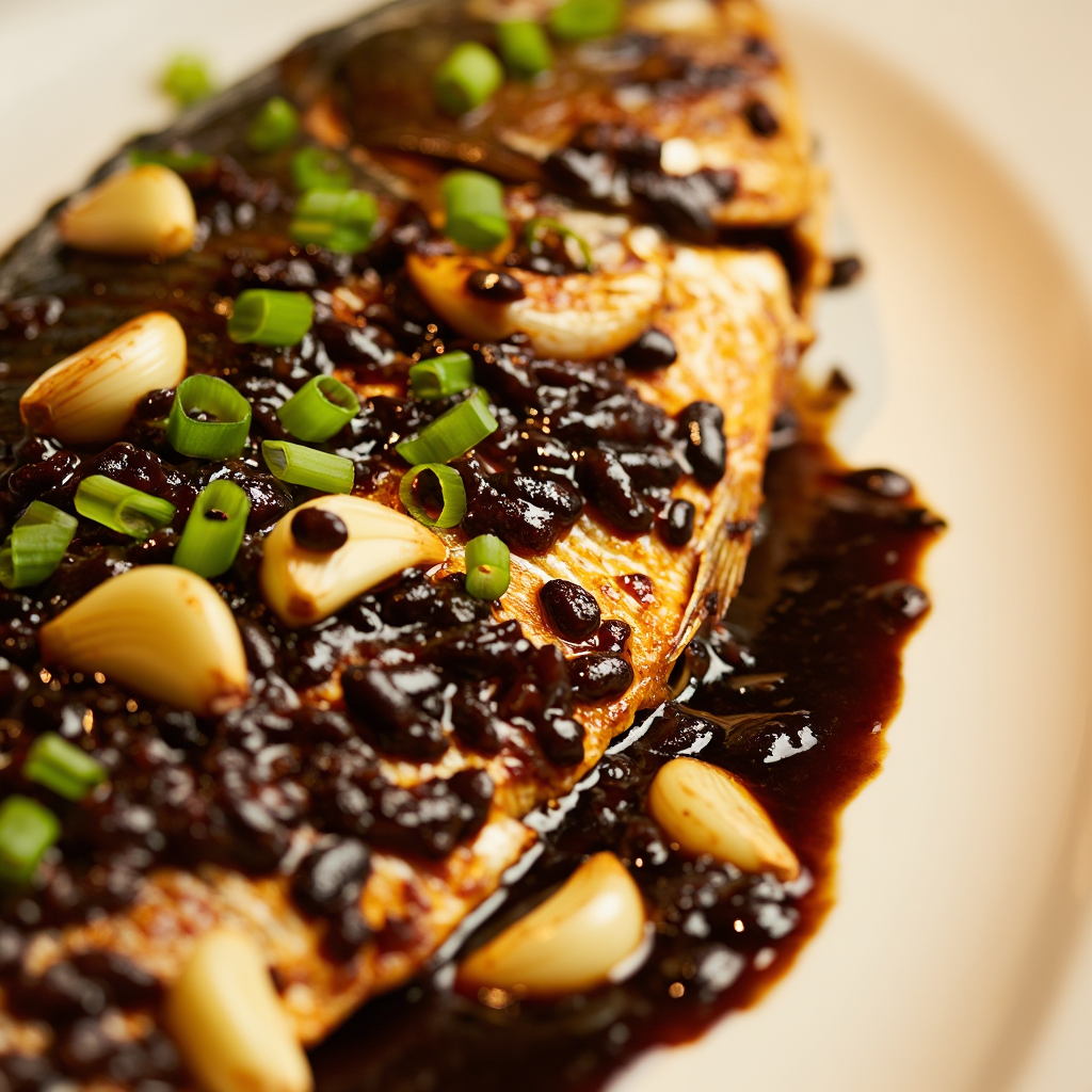 Tilapia with Black Bean Garlic Sauce