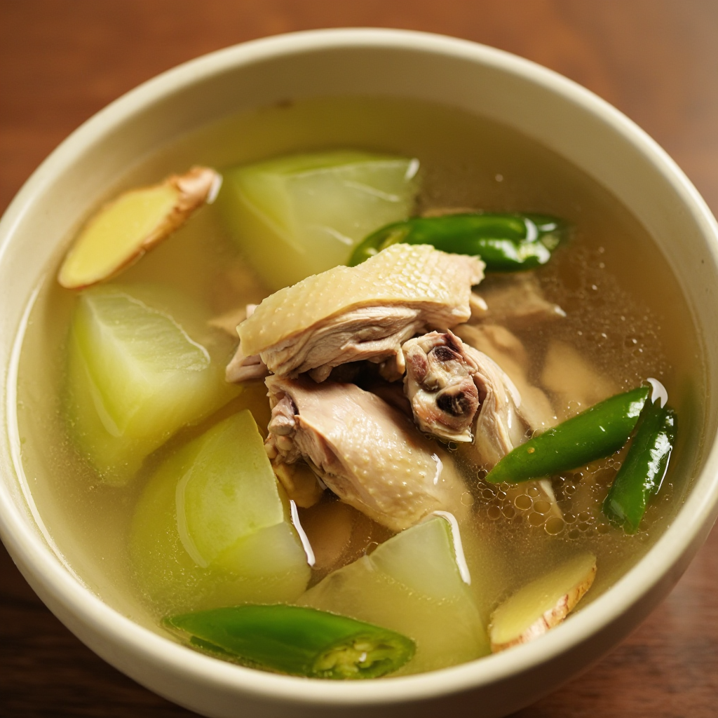 Tinolang Manok sa Upo
