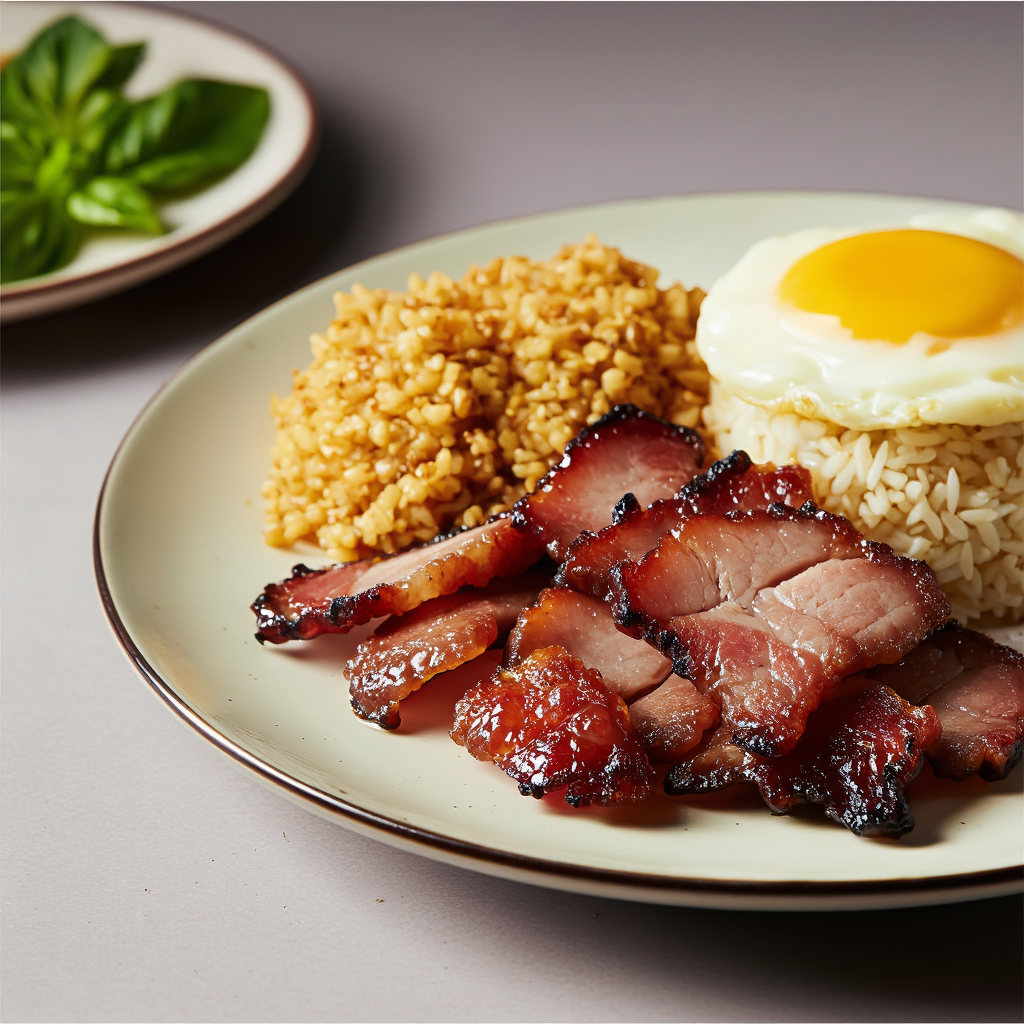 Tocino Breakfast Plate