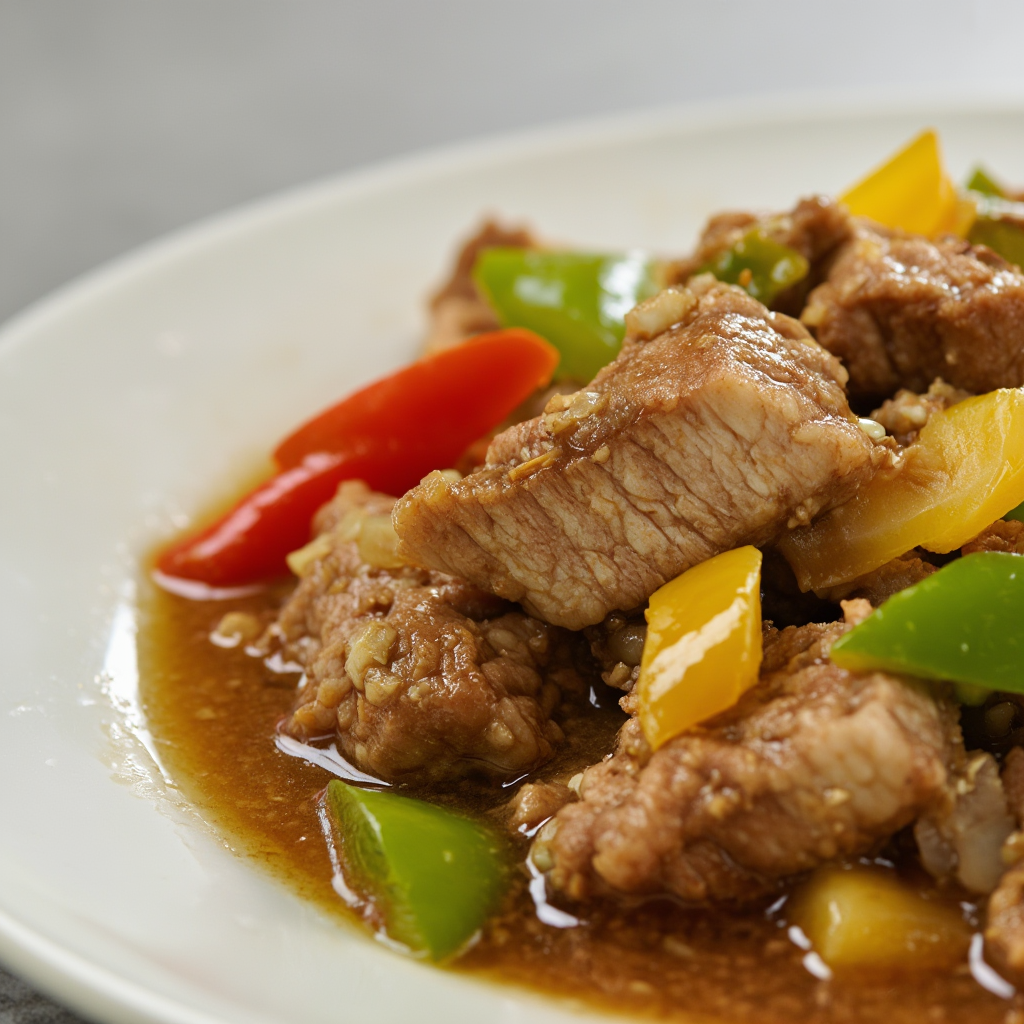 Tofu with Tausi and Straw Mushrooms